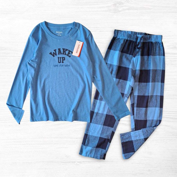 Піжама трикотаж фланель для хлопчика підлітка