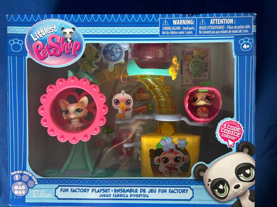 Zestaw figurek LITTLEST PET SHOP Fabryka zabawy