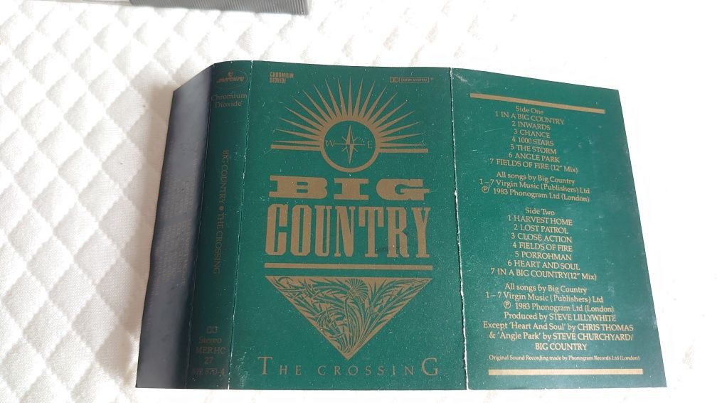 Big Country The Crossing Kaseta Magnetofonowa audio UK edition