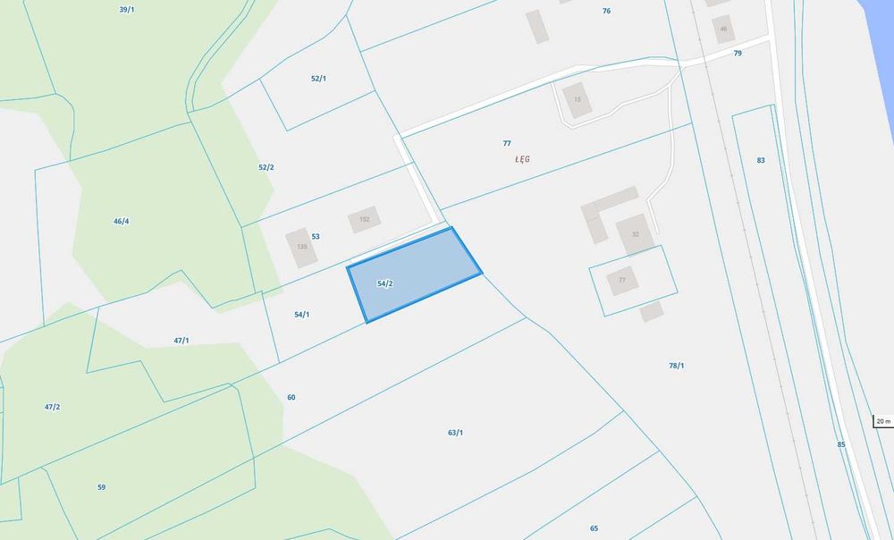 Działka Rdziostów blisko Nowego Sącza (Rzeka, Las, Sad)