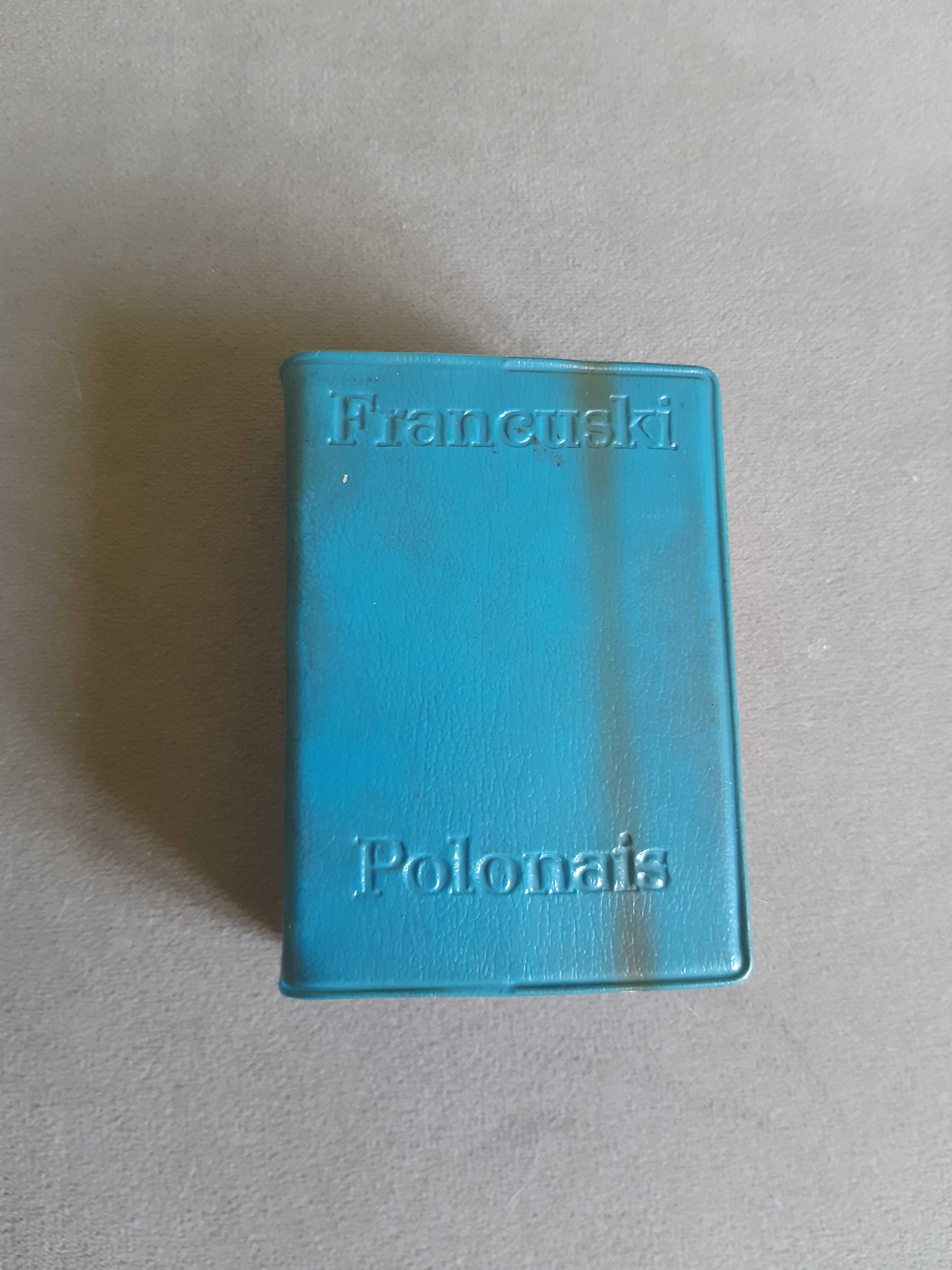 Słownik kieszonkowy Francusko-Polski Niebieski