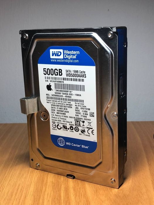 Жорсткий диск Western Digital Caviar Blue 500GB (WD5000AAKS).