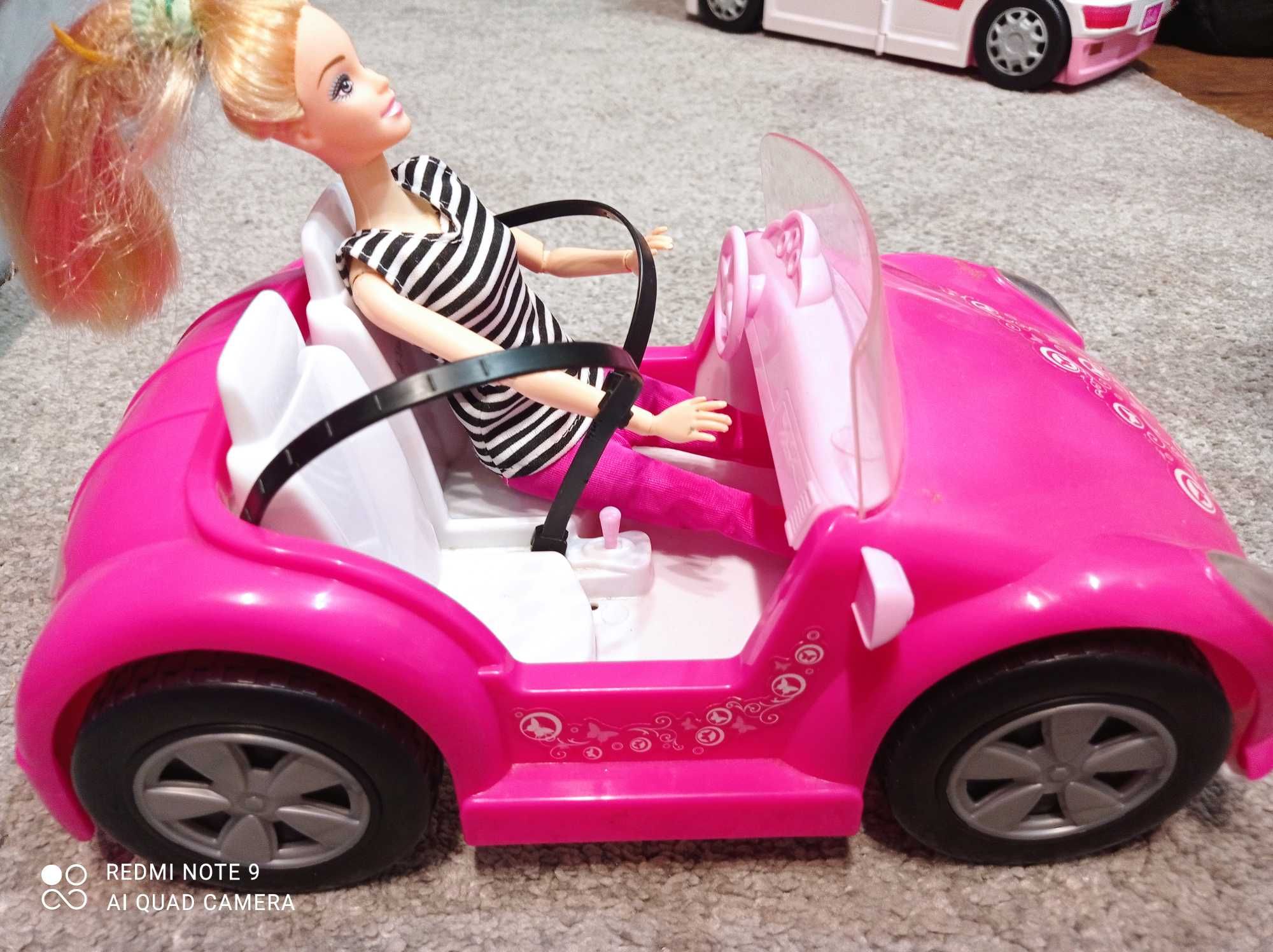 Samochód Barbie różowy