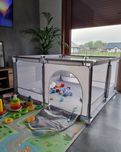 Kojec dziecięcy Bezpieczny Odporny dla dzieci + 20 kolorowych piłeczek