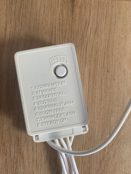 Sople lodu lampki świąteczne 4m barwa zimna ip44 na zewnątrz wewnątrz
