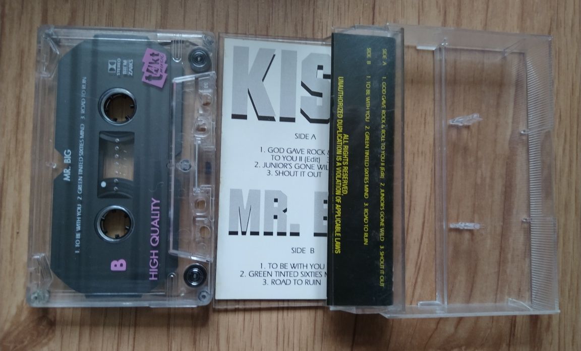 Kaseta magnetofonowa Kiss & Mr Big