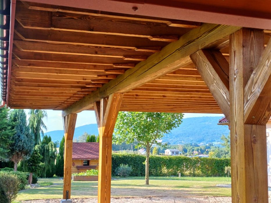 Wiaty, altany, pergole, zadaszenia, konstrukcje pod fotowotaikę