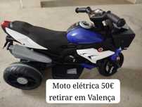 Moto elétrica criança