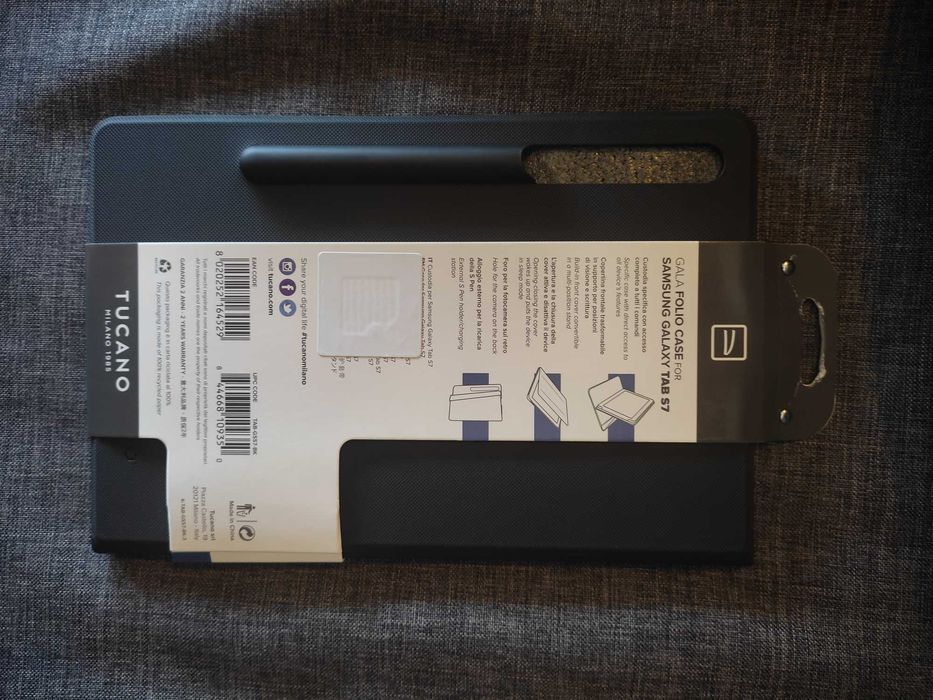 Capa Samsung Galaxy Tab S8 e Tab S7 NOVA! tablet bolsa proteção preto