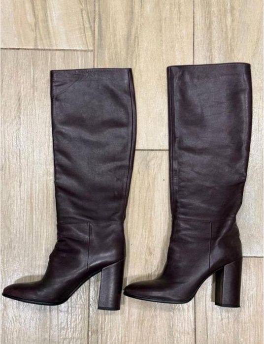 Сапоги цвета марсала, Fabiani, Италия, оригинал