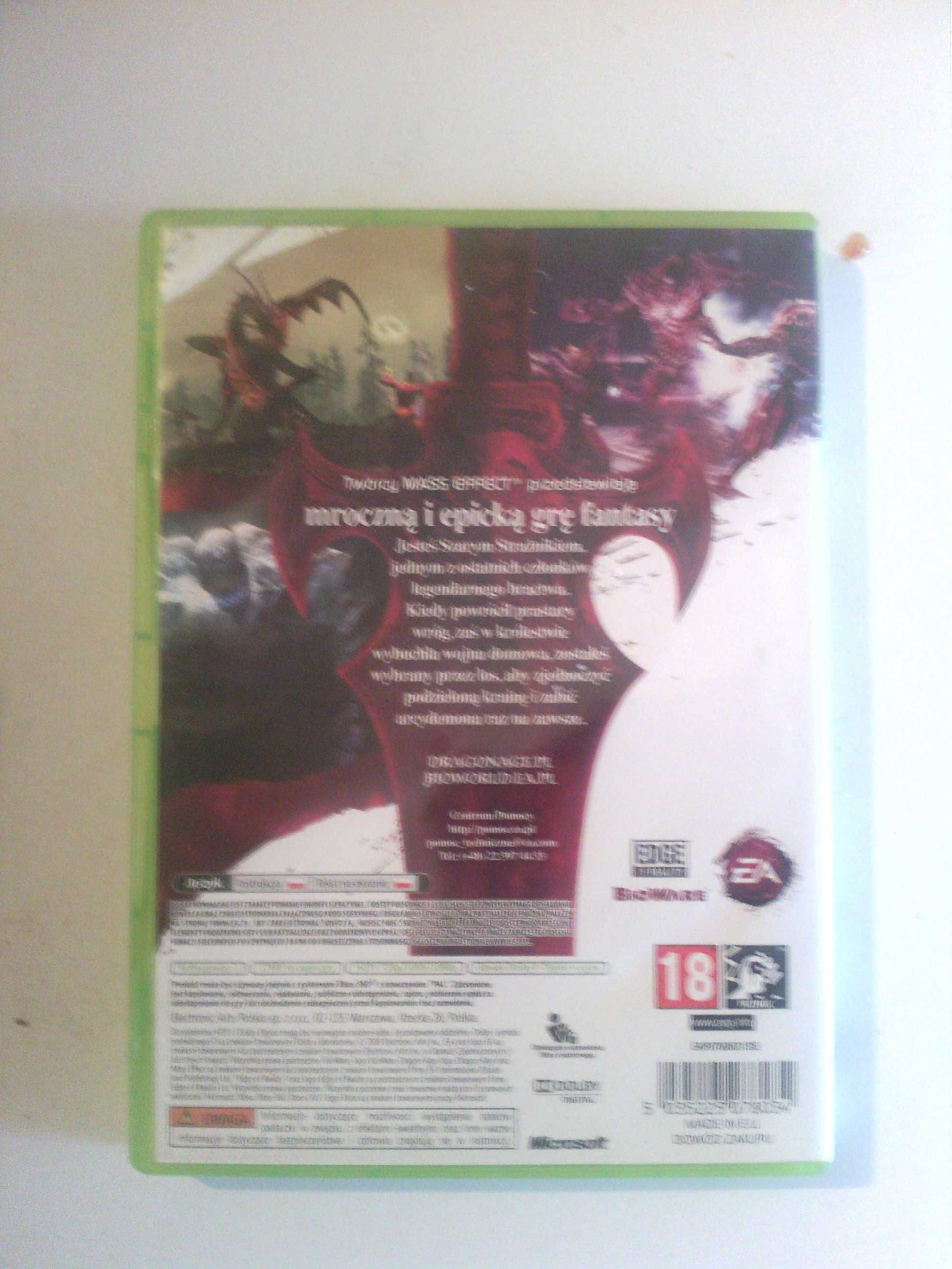 gra  dragon age: początek xbox 360/xbox one/ xbox series dubbing pl