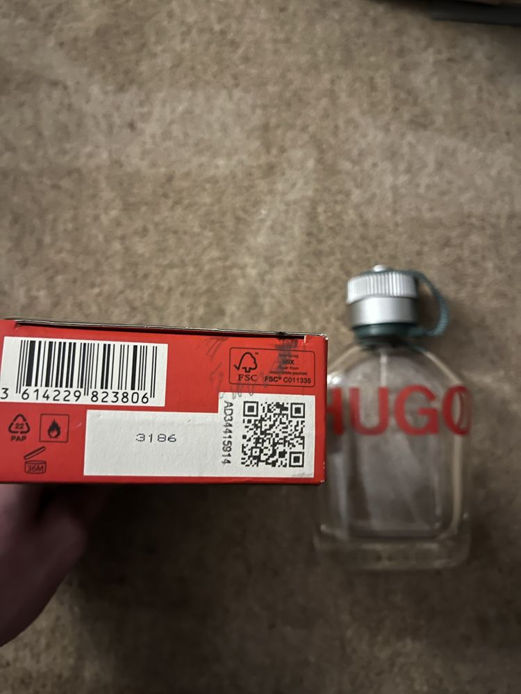 HUGO MAN - opakowanie i butelks pp perfumach