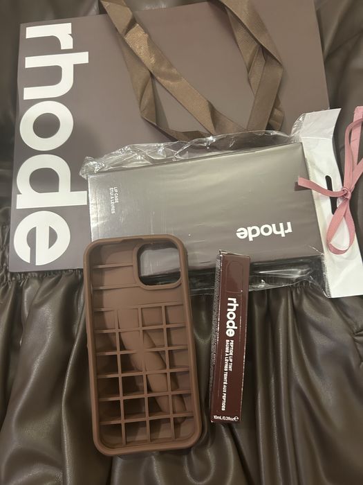 Case Rhode + lipogloss Iphone 13/14/15 + torebka