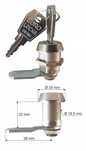 Zamek do szafek ubraniowych BHP EURO-LOCK B671