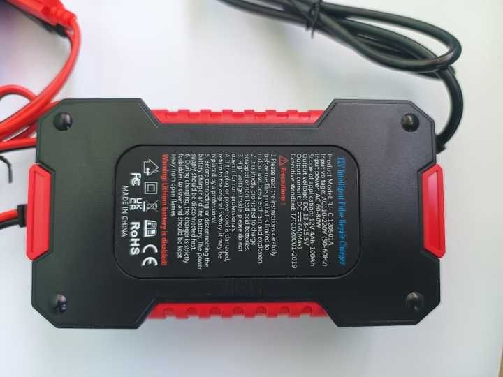 НОВИЙ Зарядний пристрій для АКБ акумуляторів 12V 6A 12В з LCD-дисплеєм