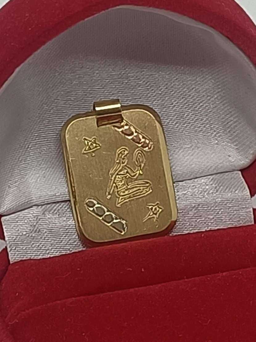 Złoty wisiorek, złoto 14k, 2,61g, Krosno Betleja