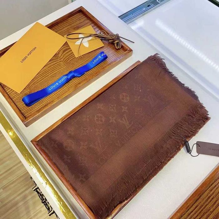 Louis Vuitton chusta Szalik, Szal apaszka damski kasmir, Francja 68-22