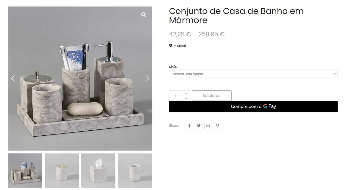 Website / Loja Online Pronto a Utilizar