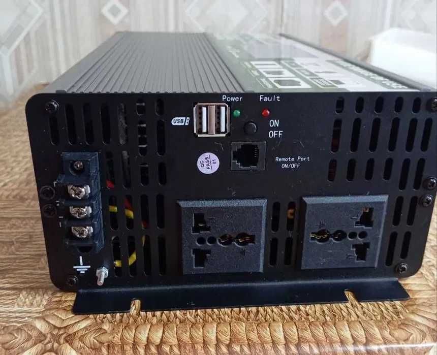 Інвертор 12/220v 3000/1500W (ВЕЛИКИЙ) ЧИСТИЙ СИНУС Преобразователь