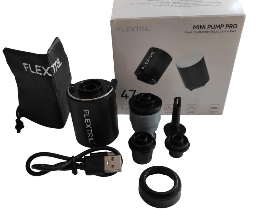FLEXTAILGEAR Mini AirPump elektryczna pompa powietrza do materaca 4kPa