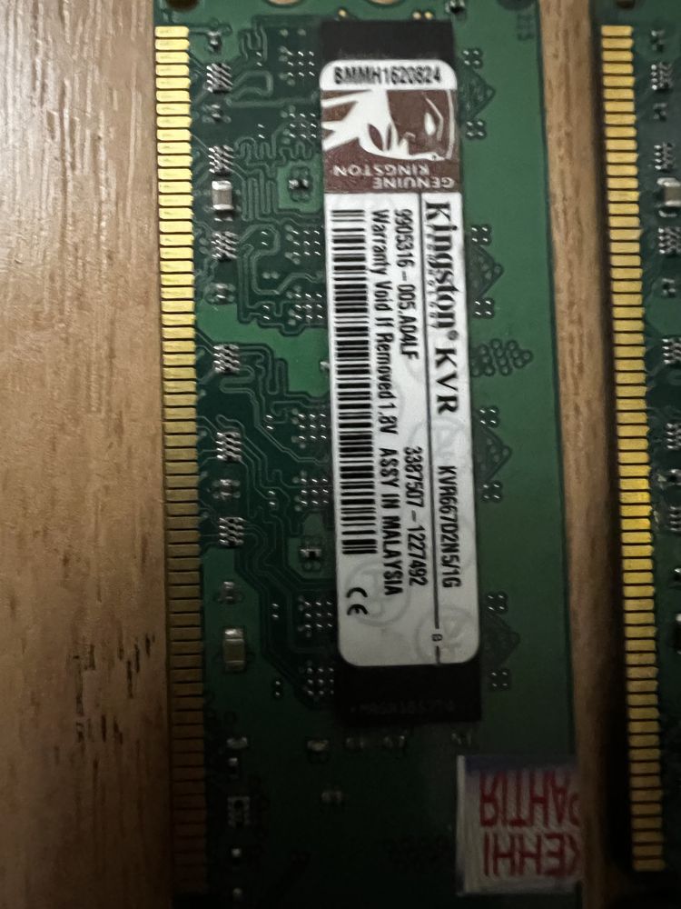 Kingston 1 GB DDR2 667 MHz (KVR667D2N5/1G)