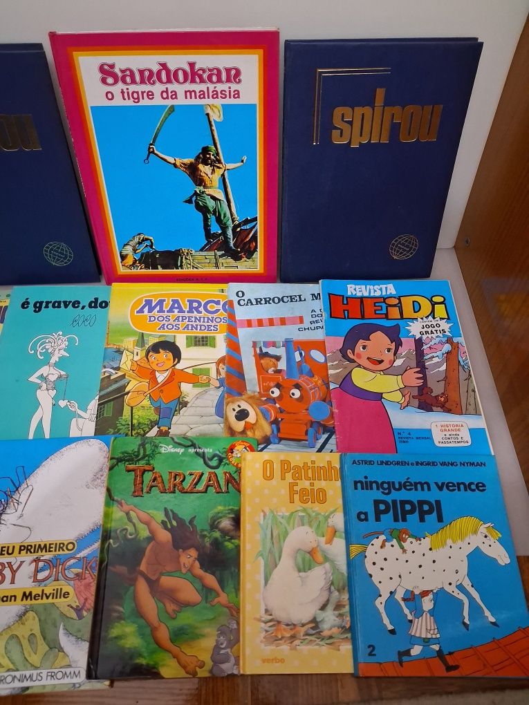 Vários Livros de Banda Desenhada Antigos