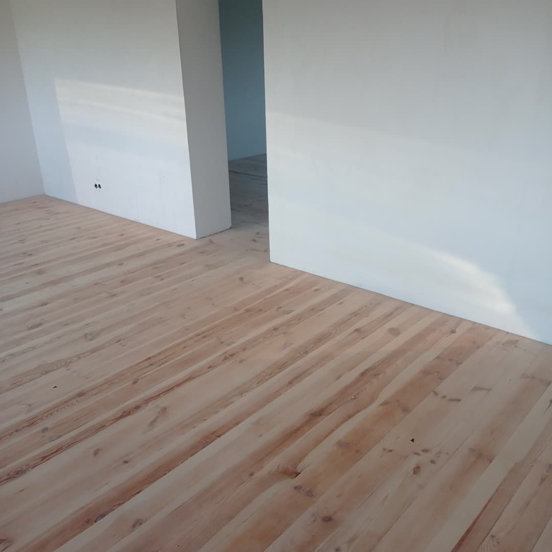 Циклювання, укладання дерев'яної підлоги