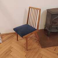 4 duże krzesla vintage Dania lata 60 te po renowacji siedzisk