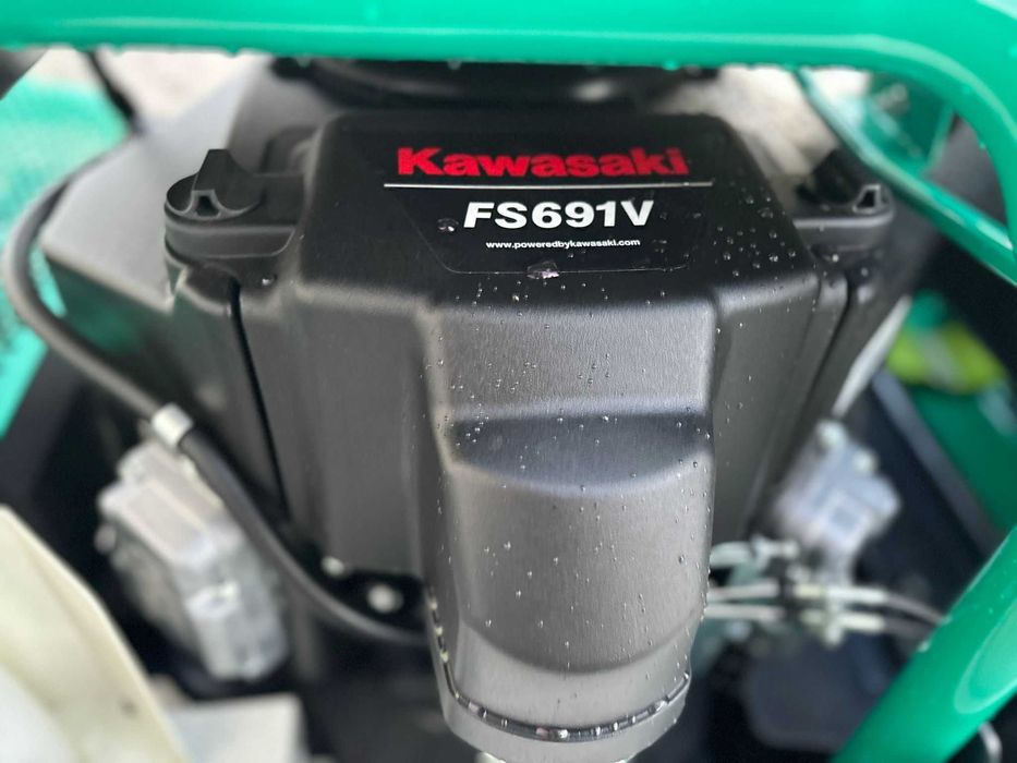 Rider Husqvarna P 525DX z kosiarką bijak. Muthing FM160 + OREC RMK180