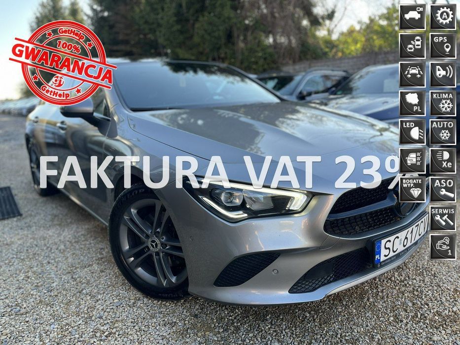 Mercedes-Benz CLA 1wł* 100% Bez wypadek* Panorama dac * LED* FV23%* Kamera* Stan Idealny