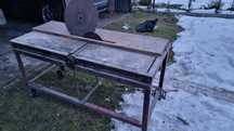 Piła stołowa krajzega + heblarka silnik 5,5 kW 3,5kW tarcza do cięcia