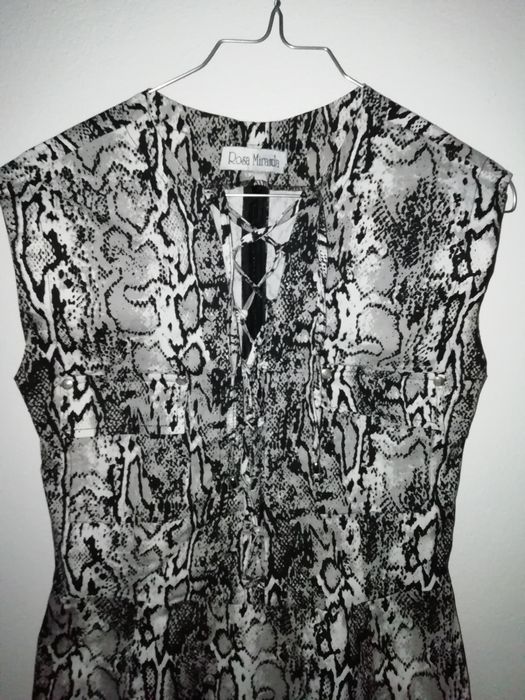 Vestido S - animal print