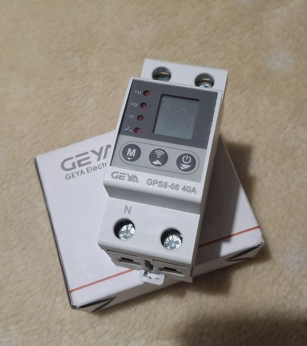 Реле напруги, захист Tuya 40A Wi-Fi