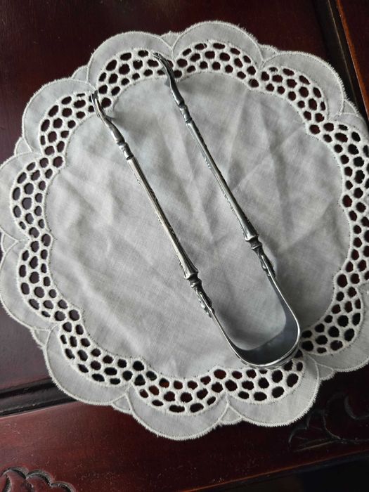 Szczypce Pazurki srebro Pr 950 Minerva Francja-Paryż do cukru lub lodu