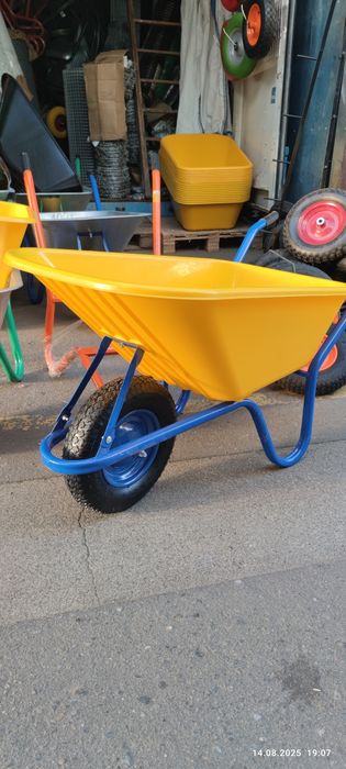 Тачка 100л 120л 130л 150л строительные + колеса+ скаты + корыта на зап