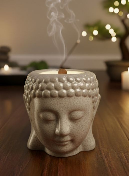 Ароматична соєва свічка будда 120мл, ідеальний подарунок, медитація.