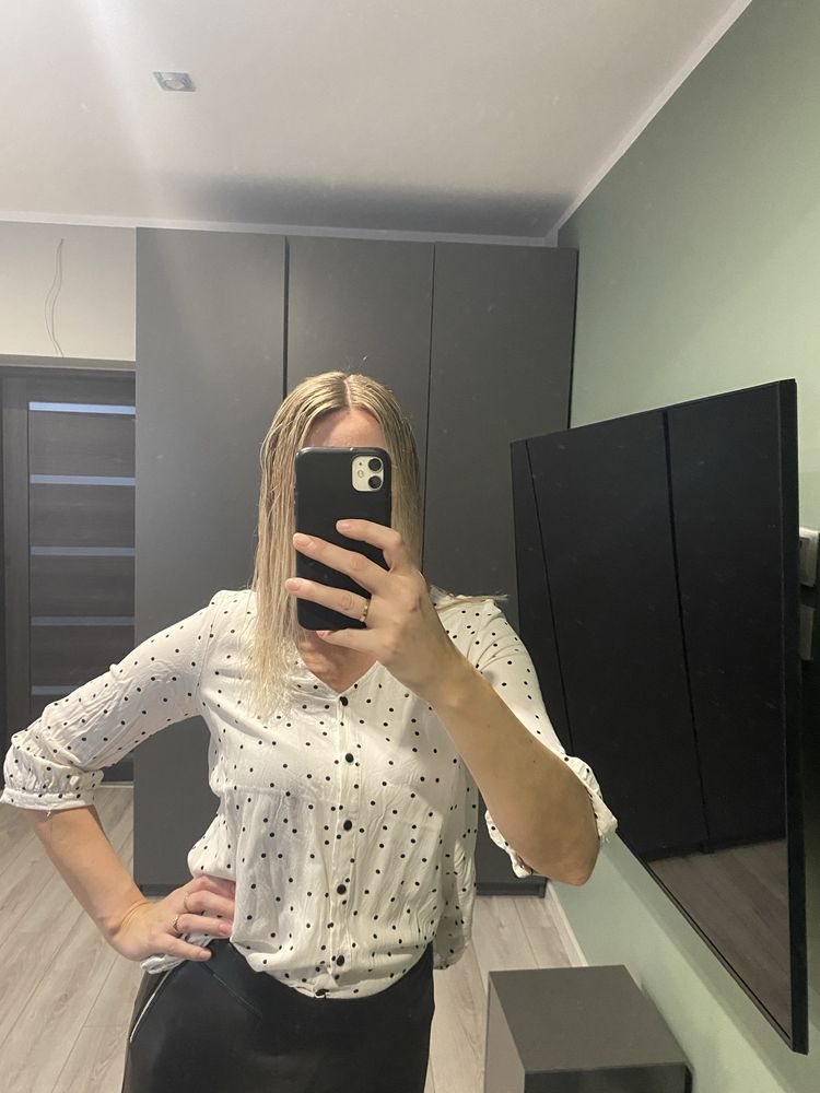 Bluzka koszula biala Mohito r. 36
