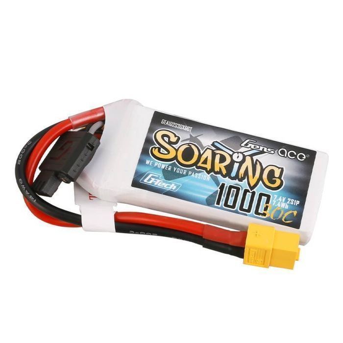 Akumulator Gens Ace G-Tech Soaring 1000Mah 7.4V 30C 2S1P Xt60