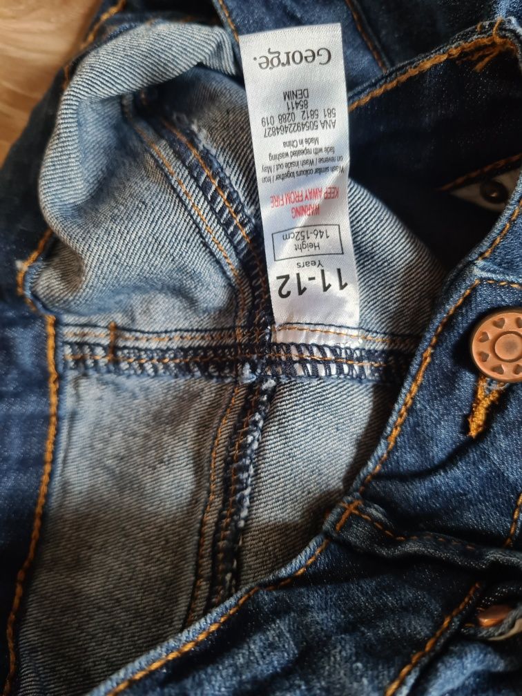 Spodnie jeans dziewczęce