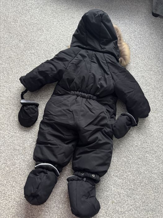 Чорний зимовий комбінезон bewarm