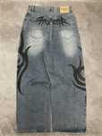 Джинси штаны джинсы balenciaga distres opium y2k baggy fit
