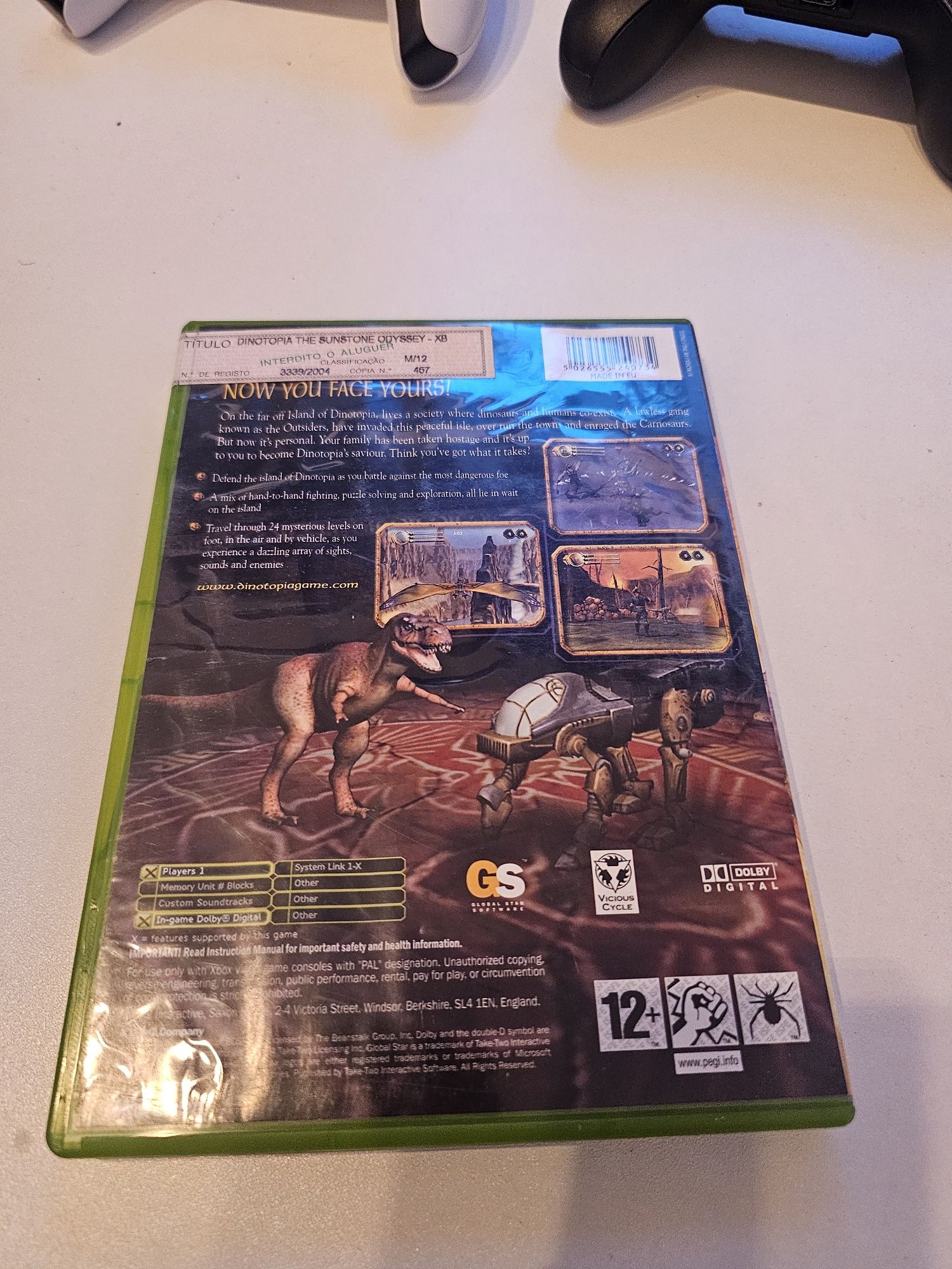 Dinotopia The Sunstone Odyssey XBOX stan BDB