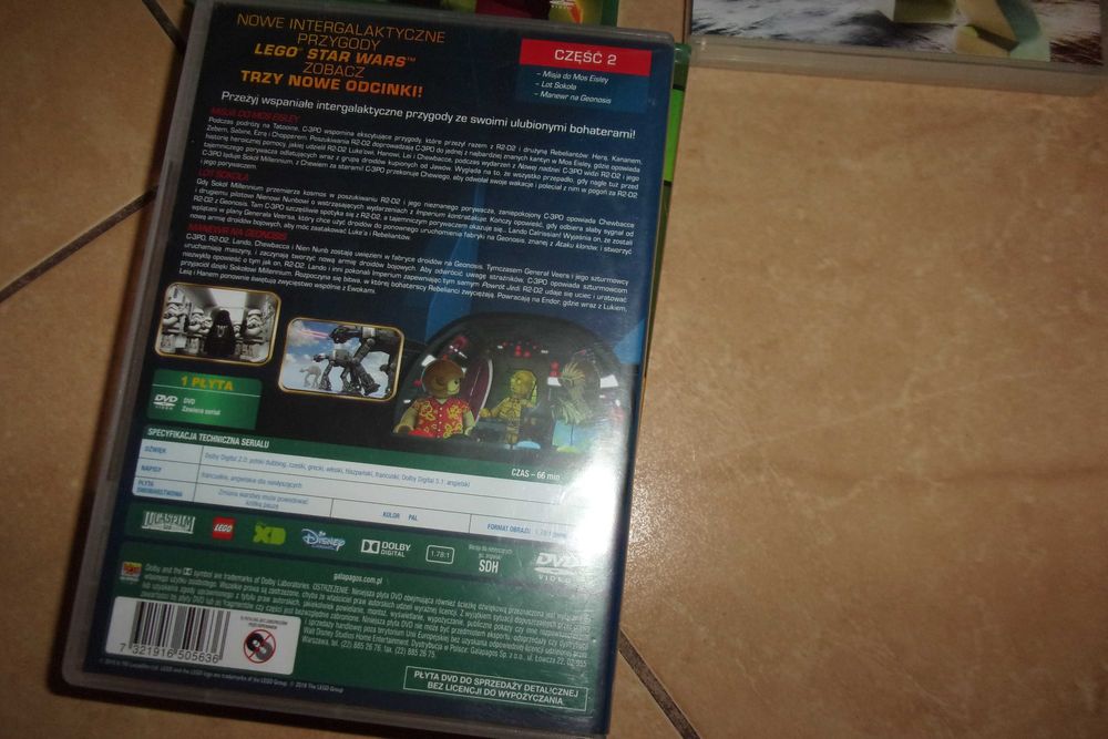 lego star wars ninjago chima dvd zestaw 7