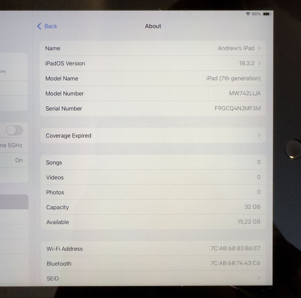 IPad 7th gen 32 Gb + Оригінальний чохол