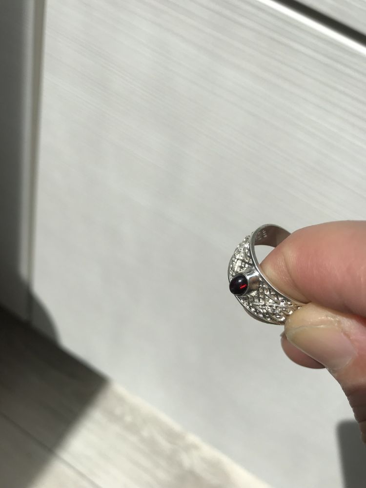 Кольцо перстень опал серебро