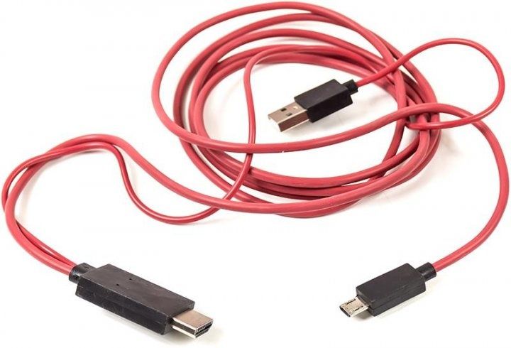 Кабель-перехідник micro USB - HDMI + USB 1.80 см.