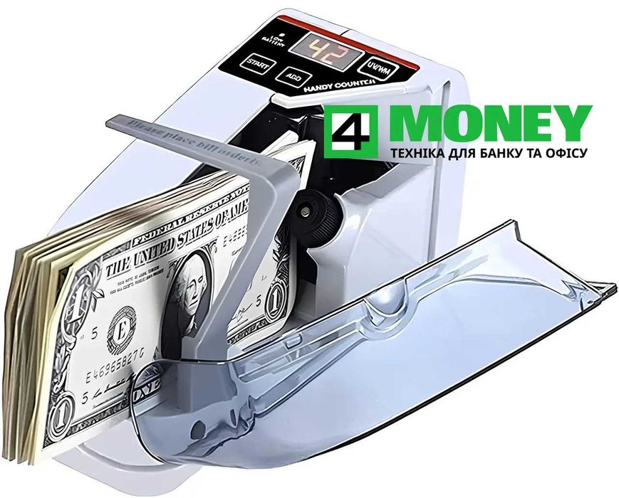 Портативный Компактный счетчик Банкнот Bcash V30-01PRO Проверка Валют