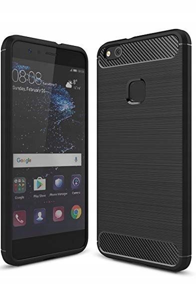 Mocne Etui Plecki Osłona Tpu Carbon Huawei P10 Lite granatowe