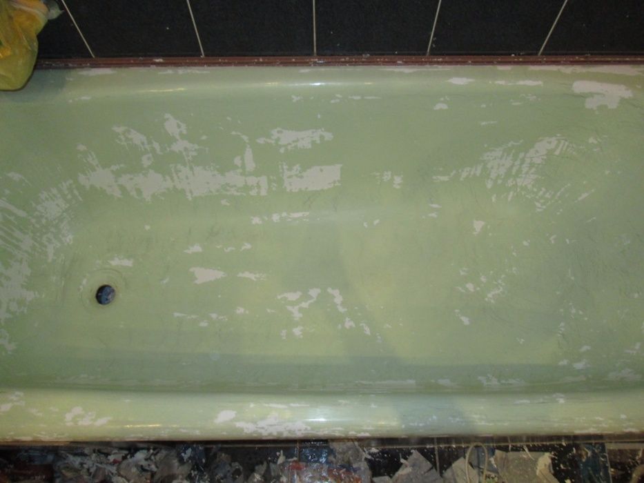 Реставрация ванн. Глянец.Белый цвет. Доступные цены. Звоните!
