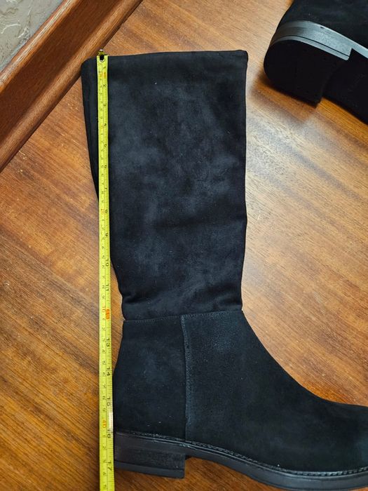 Нові сапоги замшеві 41